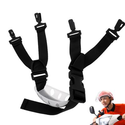 Adjustable Motorcycle Helmet Buckle Removable Y-shaped Hat Chin Strap Safety Helmet Chin Strap with Chin Cup Accessories