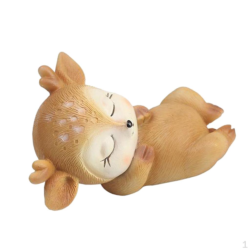 Deer Fairy Garden Ornament Figurine Toy Sweet Dream