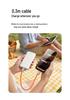 Dual Type-C & Lightning Zinc Alloy Silicone Lanyard Cable, 60W Fast Charger