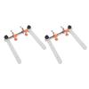 2 Sets Drawer Slide Installation Tool Plastic and Stainless Steel Drawer Slide Rail Mounting Tool
