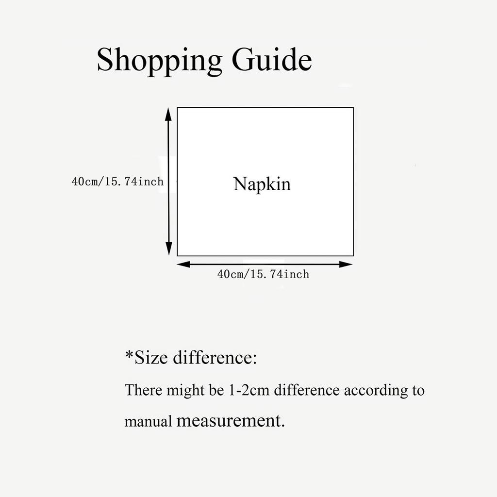 Tischdecke Servietten, Strapazierfähige Polyester Verdickte Unterlagen, Wiederverwendbare Küche, Essen, Feiertagsdekorationen