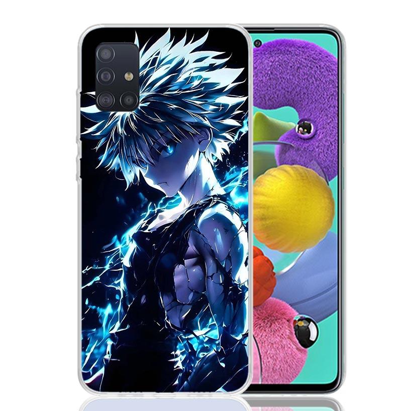 Huner X-Hunters Killua Phone Case For Samsung Galaxy A52 A32 A22 A12 A02S A50S A30S A51 A31 AA71 Note 20 Ultra 10 S10 Plus Galax