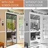 2026 Upgraded Magnetic Screen Door Mesh - Heavy Duty Magic Door Screen Closure with Magnets for Sliding, Patio, French Kid and Pet Friendly