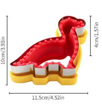 1PCS Geometric Sandwich Cutter and Sealer Set Food-Grade PP Sandwich Cutting Sealing Mould for Children