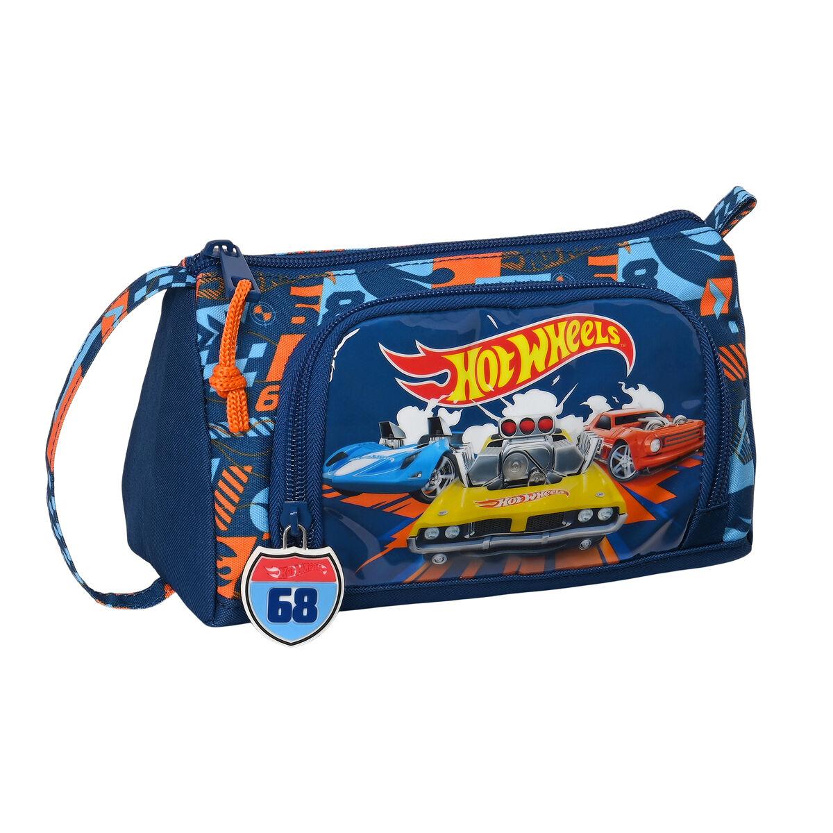 

Школьный пенал с аксессуарами Hot Wheels Speed ​​Club Оранжевый (20 х 11 х 8,5 см) (32 шт.) TU прозрачный