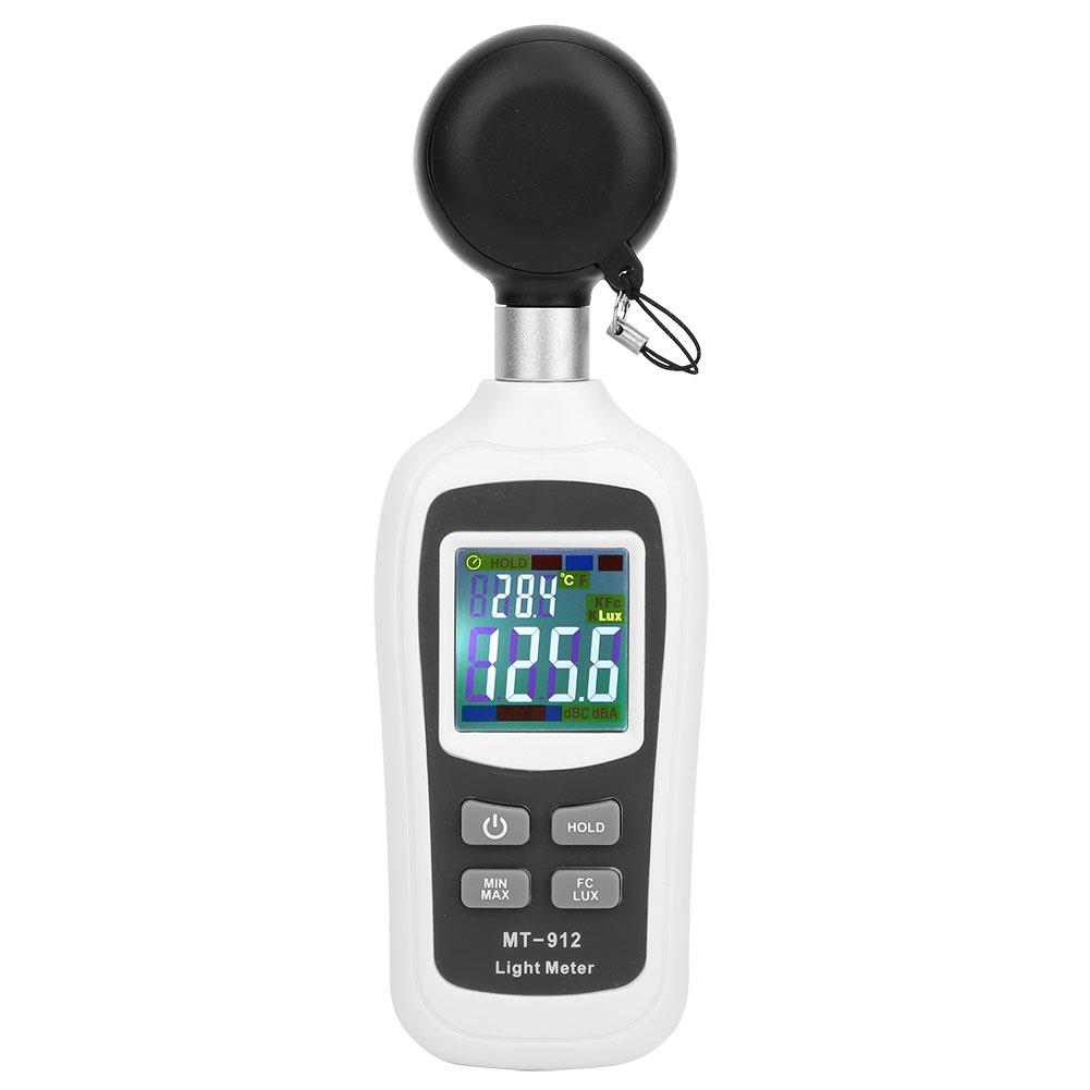 Portable 0 20000 Lx High Accuracy Digital Light Meter Photometer Illuminometer Luxmeter Temperature Measurer