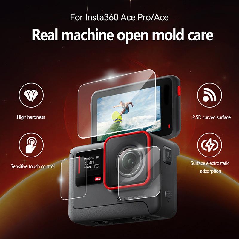 Tempered Glass For Insta360 Ace Pro Screen Protector Lens Protective Film For Insta 360 Ace Pro Anti-Scratch Protector Accessory