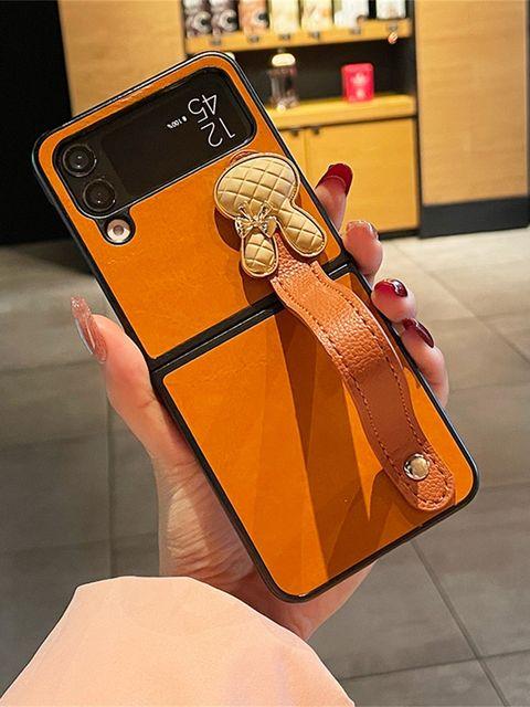 

Корейский милый 3d ромбический кролик браслет-держатель для браслета-держателя чехол для Samsung Galaxy Z Flip 3 4 5g Z Flip3 Flip4 Zflip3 чехол for Samsung Z Flip3