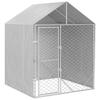 VidaXL Chenil d'Extérieur pour Chiens avec Toit, Niche pour Chiens avec Porte Verrouillable, Cage pour Chien de Jardin 153676