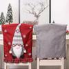 Cartoon Christmas Chair Cover Exquisite Three-dimensional Faceless Doll Chair Cover Cloth Dining Room Chair Cover Hotel