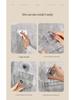 Wall-Mounted Suction Cup Face Towel Storage Box for Bathroom