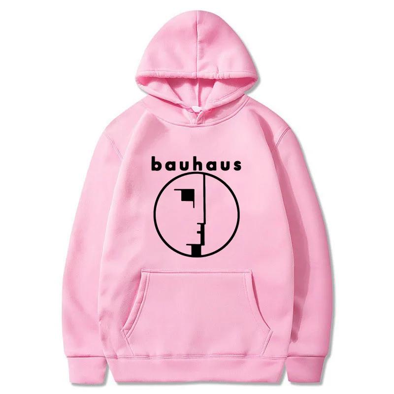 Men's Hoodie Bauhaus Post Punk Goth Rock Crew Neck Graphic Printed Sweatshirt Fashion Casual Plus Size Women Pullover Hoody