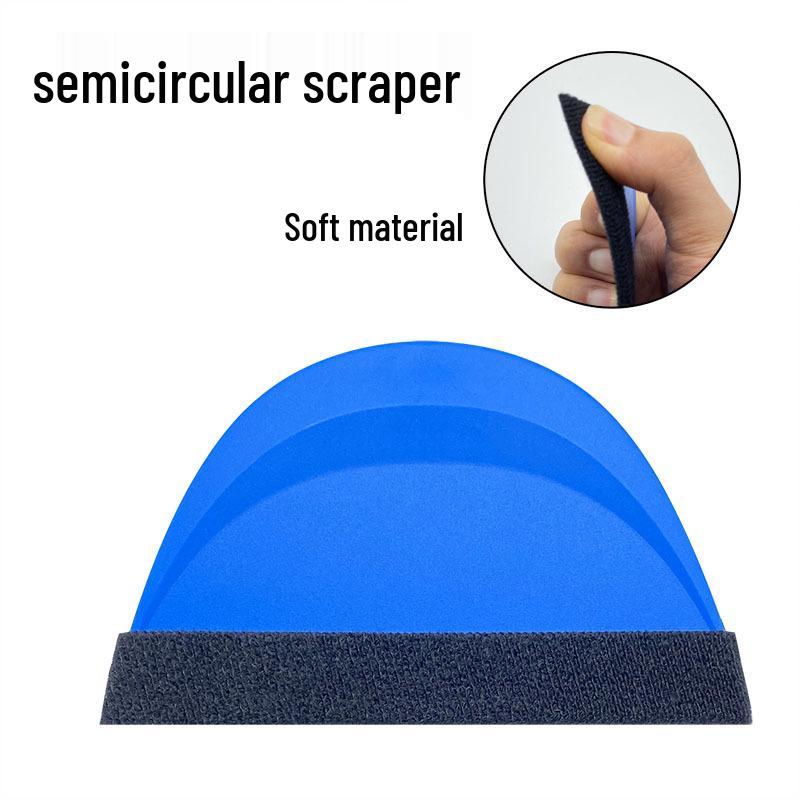 

Car Body Color Change Semi-Circular Soft Scraper for Film and Poster Application