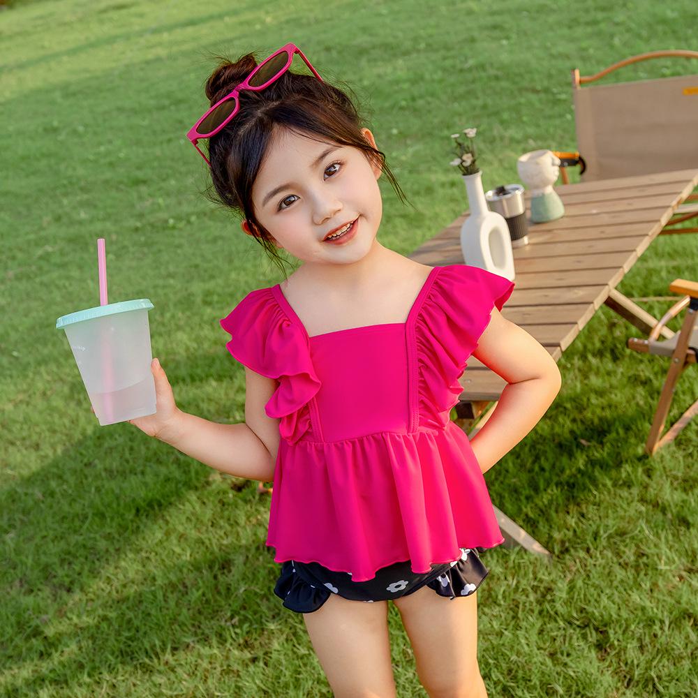 Costum de baie la modă pentru fete în stil japonez 2025: Design Split pentru Bebeluși