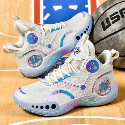 Phantom 3 Sports Couple Basketball Shoes for Men and Women Students Non-slip Wear-resistant Lightweight Breathable High-top Men's Less Sneakers