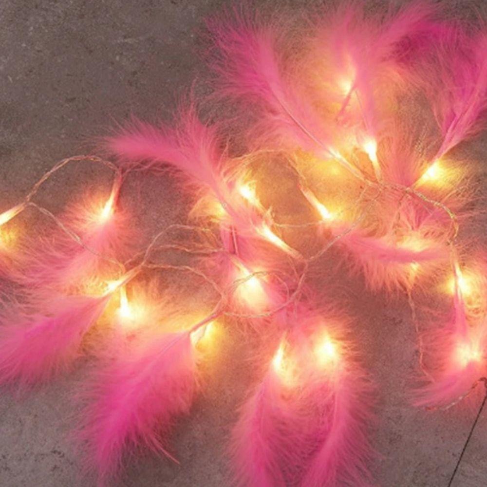 Decoration Lights Feather Led String Light Multi-Color Christmas Decorations Thanksgiving