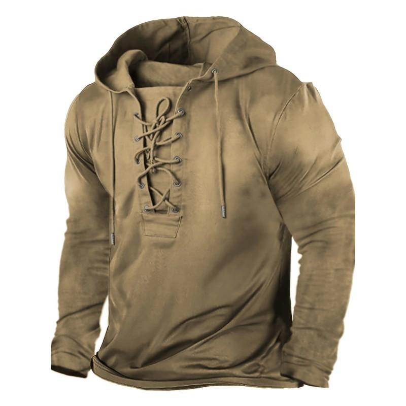 Herren Kapuzenpullover Lockerer Schnitt Mit 3D Digitalem Tierdruck Air Layer Stoff Langarm Freizeit Oberteil Alles