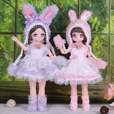 30cm Puppe 1/6 Bjd Puppe mit Dress Up Kleidung Zubehör Prinzessin Mädchen Geburtstag Geschenk