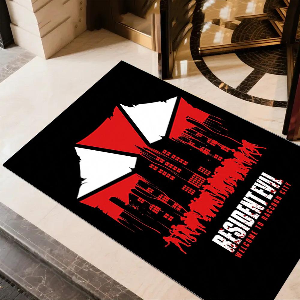 Resident Evil: Regenschirm Belagerung Teppich Geeignet für Dekorieren Zimmer Spielzimmer Wohnheim Outdoor Antirutsch Teppich Anime Büro Dekor