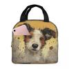 Dog Jack Russell Terrier Insulated Lunch Bag for Women Office Cooler Thermal Food Box Tote Portable Lunch Boxes Container