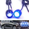 Front Bumper Extra Ice Blue LED Grill Light for 2013-2022 Chevy Silverad0 GMC Sierra 1500 2500HD 3500HD Yukon/Yukon XL Tahoe Suburban Round LED