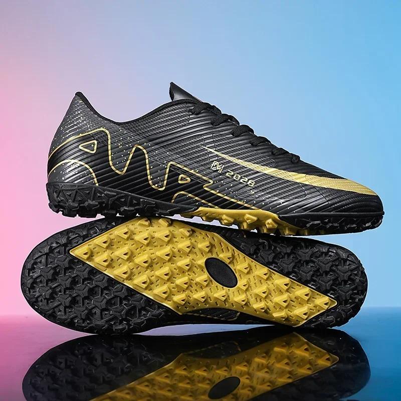 Novos Chuteiras de Futebol Masculinas FG/TF Mais Vendidas Alta Qualidade Ultraleves Antiderrapantes Botas de Futebol para Menino Chuteiras de Jogo Tênis Futsal Indoor