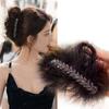 Acrylic Memorial Black Ostrich Hairpin Black Claw Clips New Hair Clip  Autumn Season