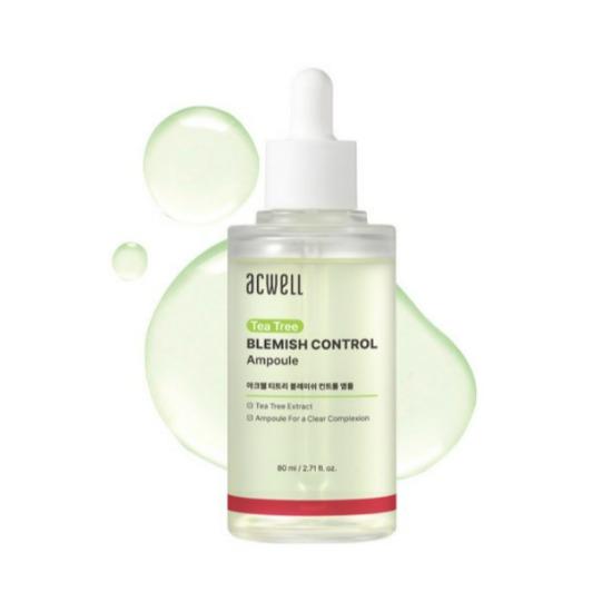 ACWELL Tea Tree Blemish Control Ampoule Soothing Acne Care Serum 80ml