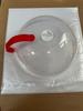 Microwave Oil-Proof Transparent Bowl Cover with Handle