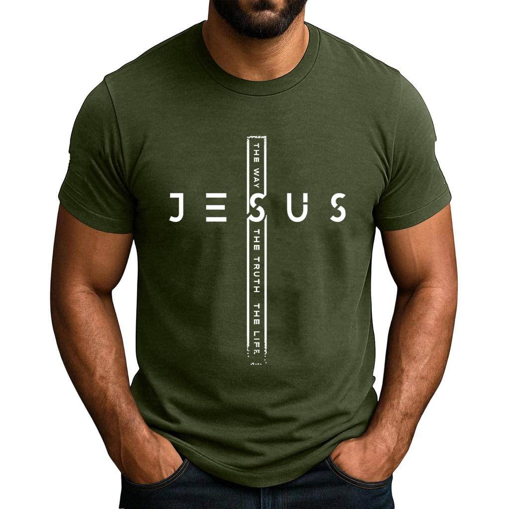 Men's  Popular T,shirt Printed Round Neck Short Sleeve T,shirt