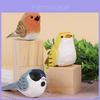 Wooden Little Chubby Bird Toy Decorative Piece For Office And Living Room Decor