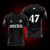 Nuova maglia da calcio Omerta tedesca, maglia da allenamento da uomo stampata, maglietta sportiva traspirante con scollo a girocollo