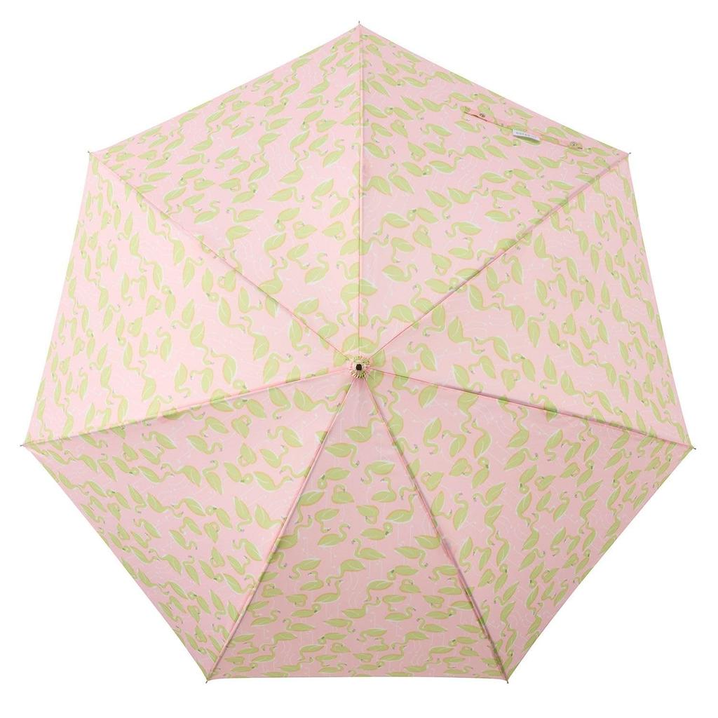 Moonbat Long for Commuting and Automatic Flamingo Pink [Esta] Women's Umbrella, Windproof, School, Opening, Pattern, 31-230-10349-10