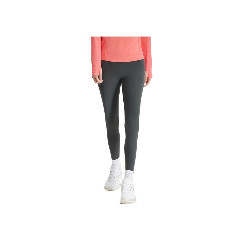 Fila Fitness Running Sports Knitted Butt-Lifting Leggings Women Leggings Reef-Gray A11W441604F-DY