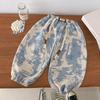 Pantaloni da bambino estivi, pantaloni a campana sottili e larghi, pantaloni anti-zanzara per bambini, abbigliamento estivo
