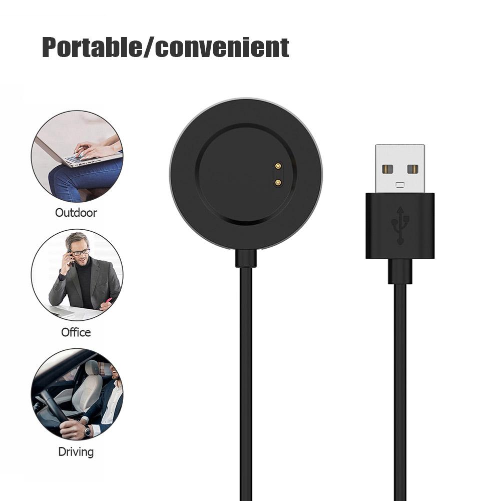 1m Charging Cable Accessories 5V USB Charging Cable Dock Replacement Smart Watch Parts for Realme Watch3 Pro/Watch2 Pro/Watch2