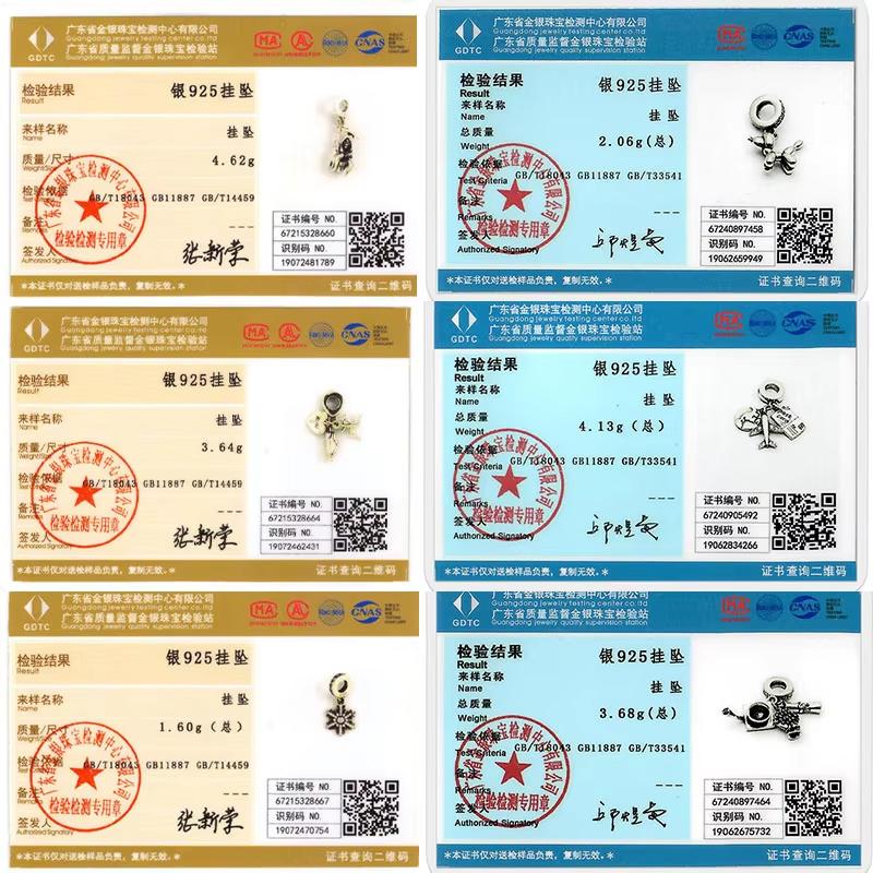 Fit Original Copper Charms Beads Puppy Heart Bow Copper Charms For Bracelet Pendant Women Luxury Diy Jewelry Gifts