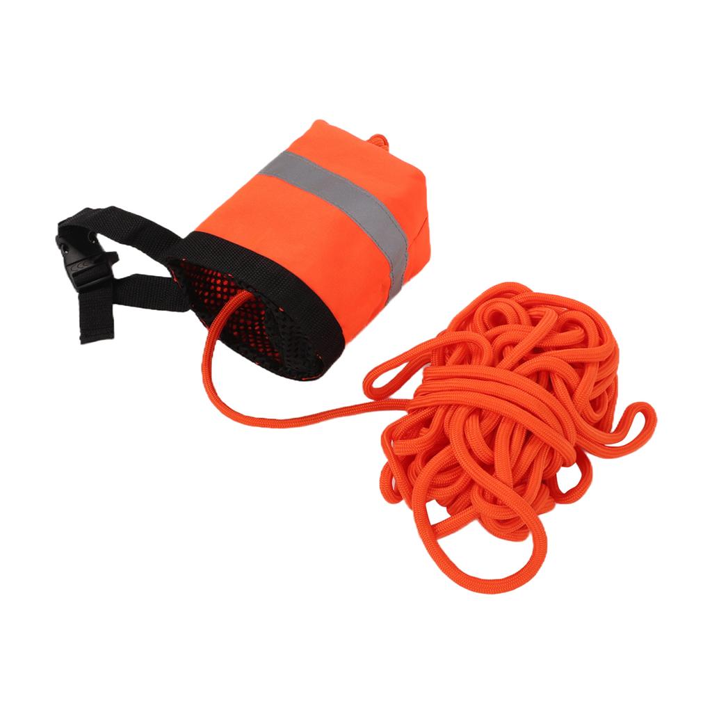 Throw Rope Bag Life Saving Reflective Rope Water Floating Bag Saving Equipment for Water Sports Rescuing