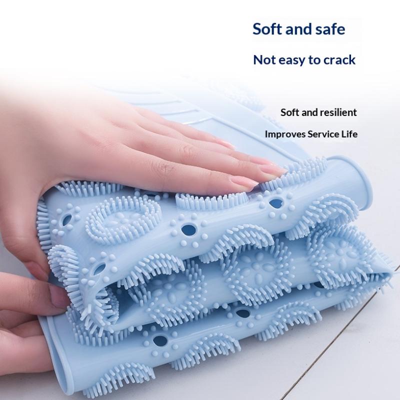 Household Non-slip Mat Bathroom Bath Massage Bathtub With Suction Cup Anti-slip Bath Mat Rug Home Bathroom Carpet Supplies