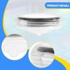 2Pcs Solar Powered Lights Swimming Pool Floating Pond Colorful Lighting with Remote Control