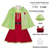 Der Grinch Cosplay Kostüm Erwachsener Kind Grünes Monster Umhang Kleid Für Anime Rollenspiel