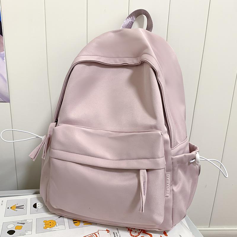 Children's Elementary School Students  Junior High School Students  College Students  Backpacks  Solid Color Shoulders