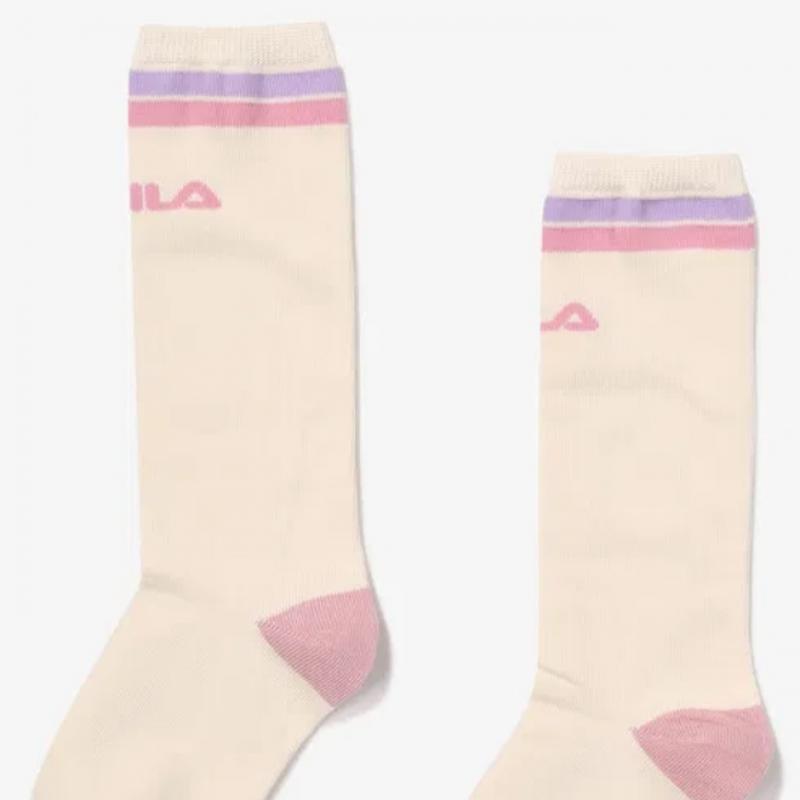 [fila Kids] Linear Knee Socks  Fk3scf6373x Pik  q0zFk3scf6373xPik