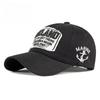 Unisex Cotton Baseball Cap with Embroidered Patch Marine Anchor Distressed Edge Korean Style Retro Vintage Sun Hat Peaked Cap