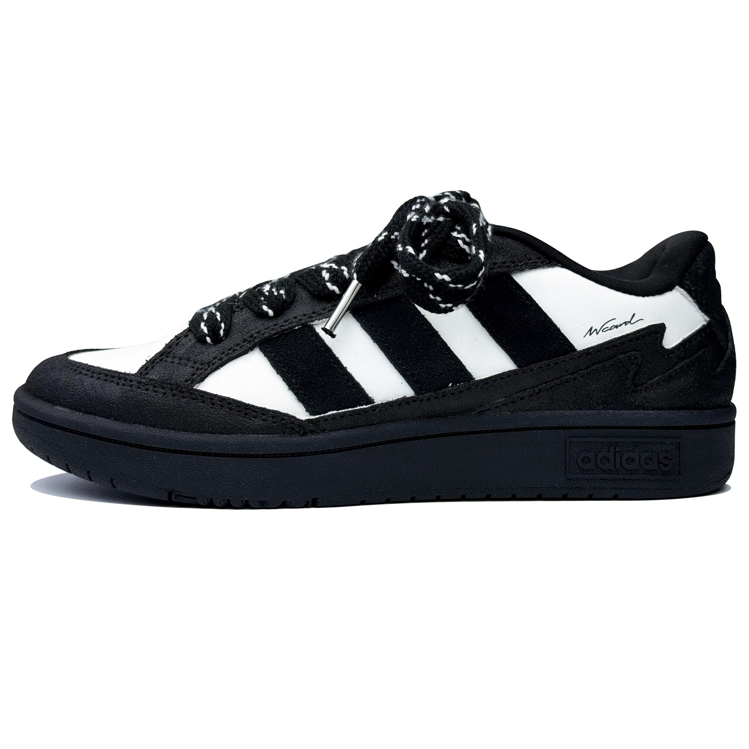 

Adidas WCARD ADV Slip Resistant Low top Skateboard Shoes Unisex Black White IH0961(Team567-) 39⅓