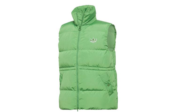 Adidas Originals Down Jackets Women s Green Stand Collar Moderate Other GD2521