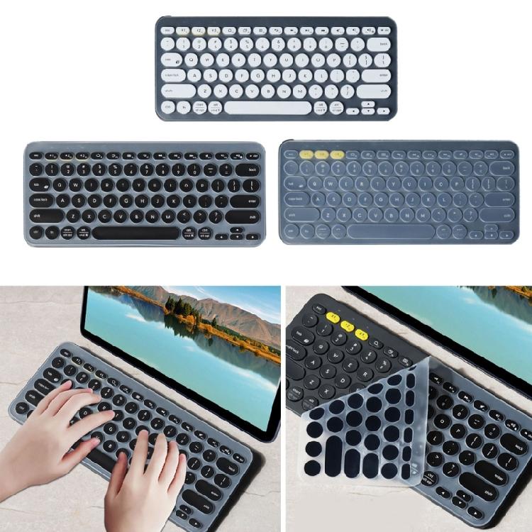 Lightweight Keyboards Cover Slim Profile Dustproof Spill Protections Quick Dry Color Selection For K380