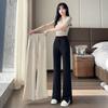 New Spring and Summer Women's Flared Flared Trousers with A Slit