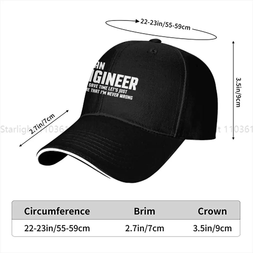 Pure Color Dad Hats Im An Quote Mens Hat Sun Visor Baseball Caps Engineer Peaked Cap