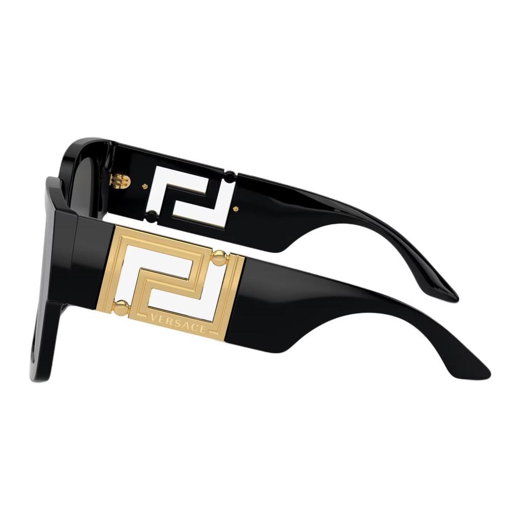 Versace Logo Acetate Square Sunglasses Women sunglasses Black VE4402